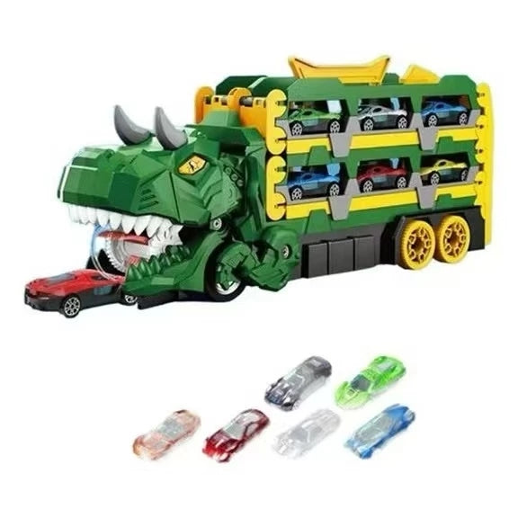 Dino Truck — Caminhão Engolidor Com 6 Carrinhos