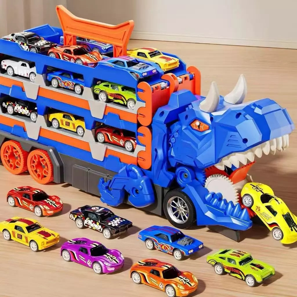 Dino Truck — Caminhão Engolidor Com 6 Carrinhos