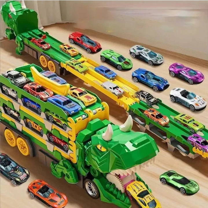 Dino Truck — Caminhão Engolidor Com 6 Carrinhos