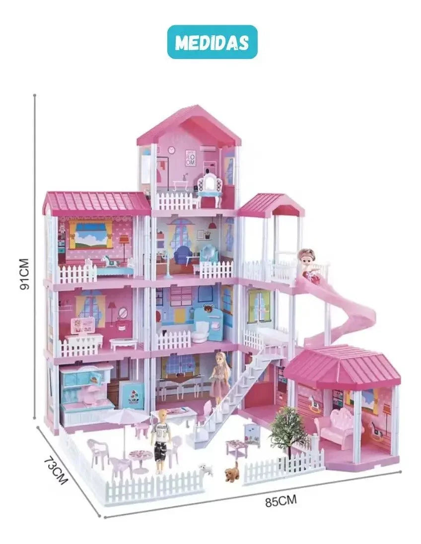 Dreamhouse Kids – Casa de Bonecas 4 Andares - Creative Brinquedos