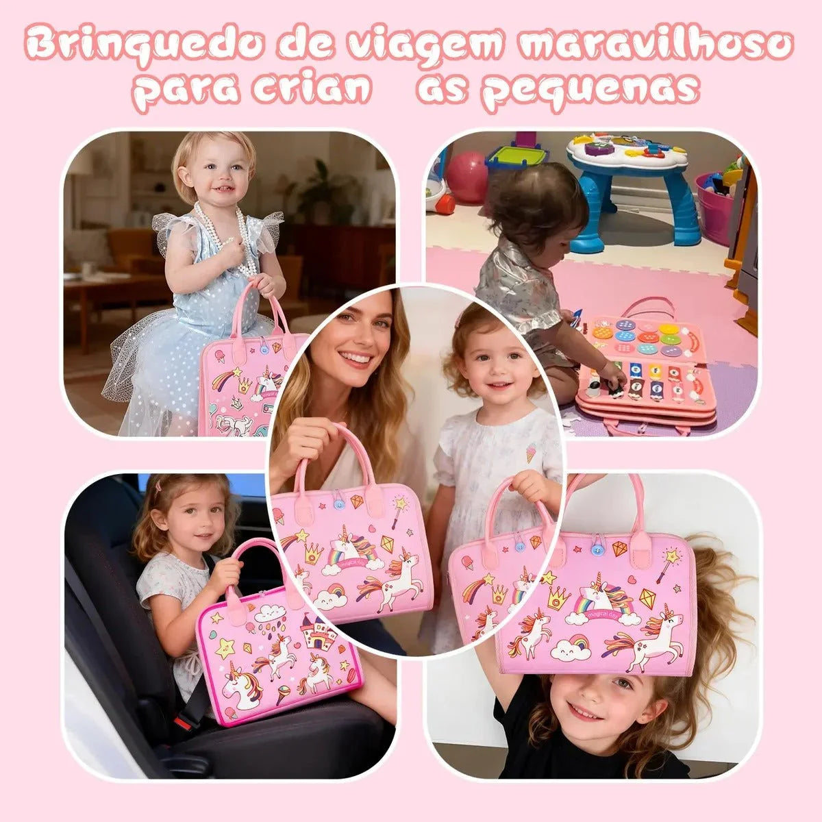 Maleta Sensorial Educativa – Atividades para Aprender Brincando - Creative Brinquedos