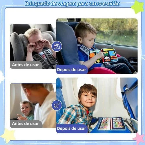 Mochila Sensorial Educativa – Maleta de Atividades para Crianças - Creative Brinquedos