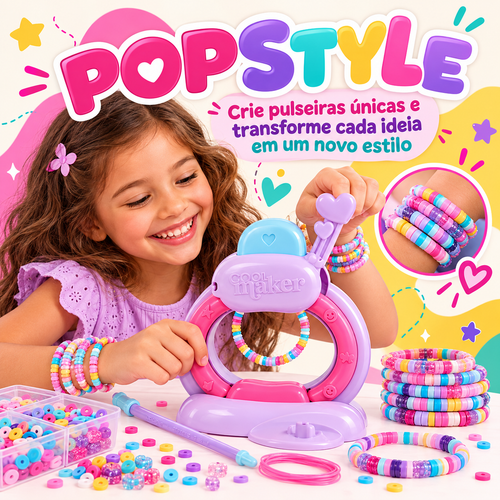 PopStyle — Máquina Para Fazer Pulseiras